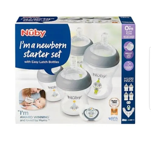 Nuby Newborn Starter Set Bottles