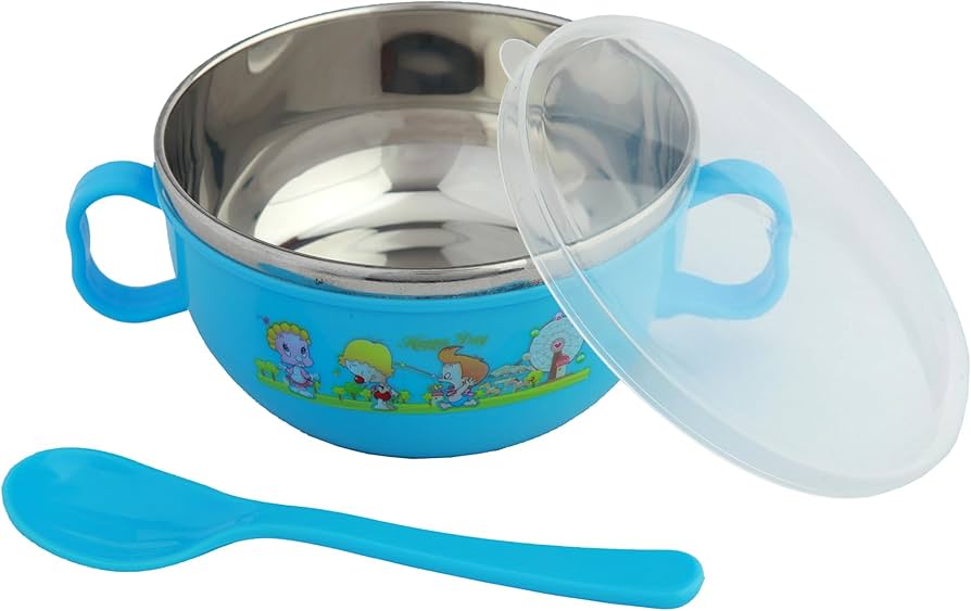 Good Baby Feeding  Plate with Spoon