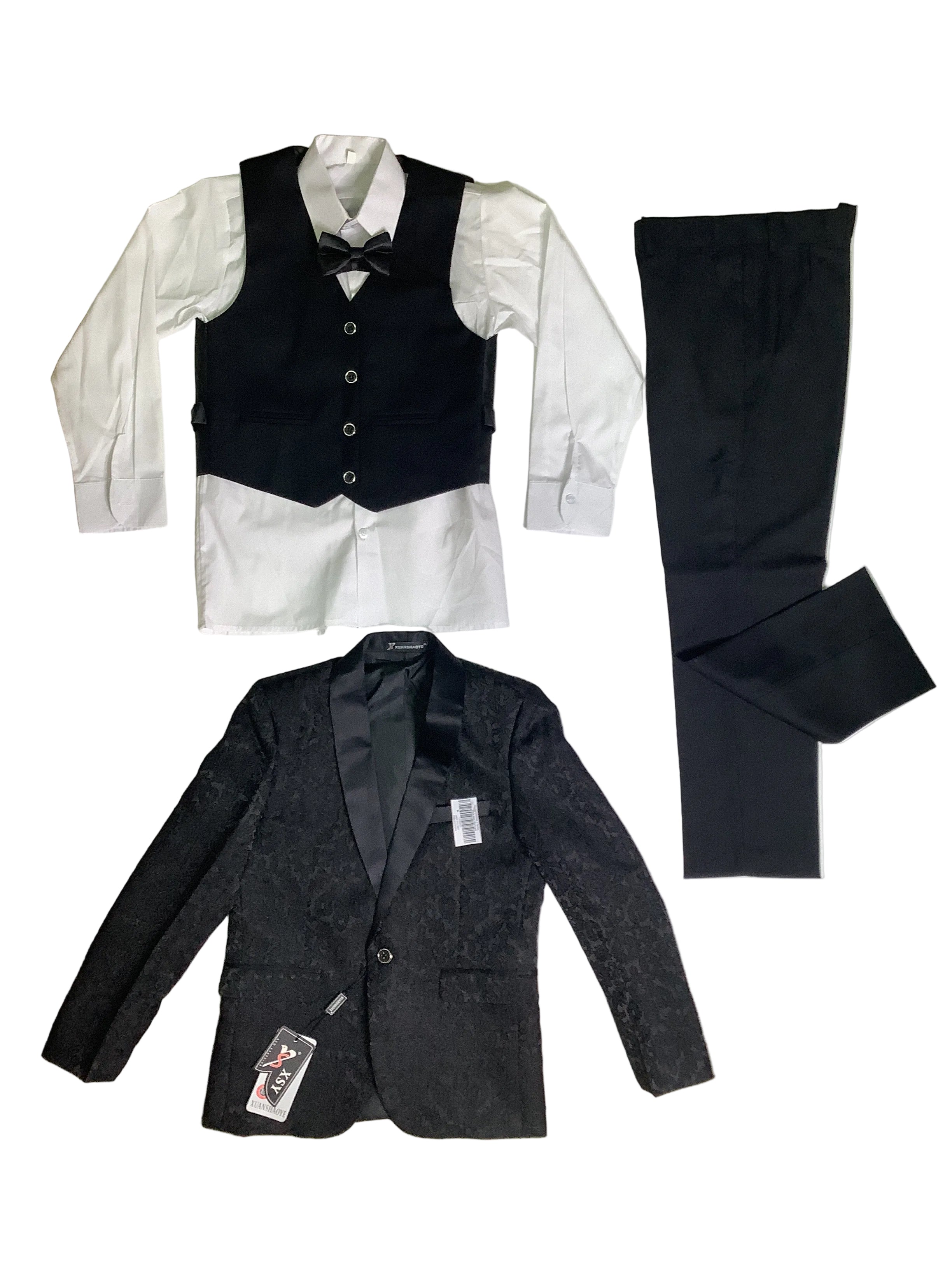 Xuanshaoye Black Lace Boy's Suit.