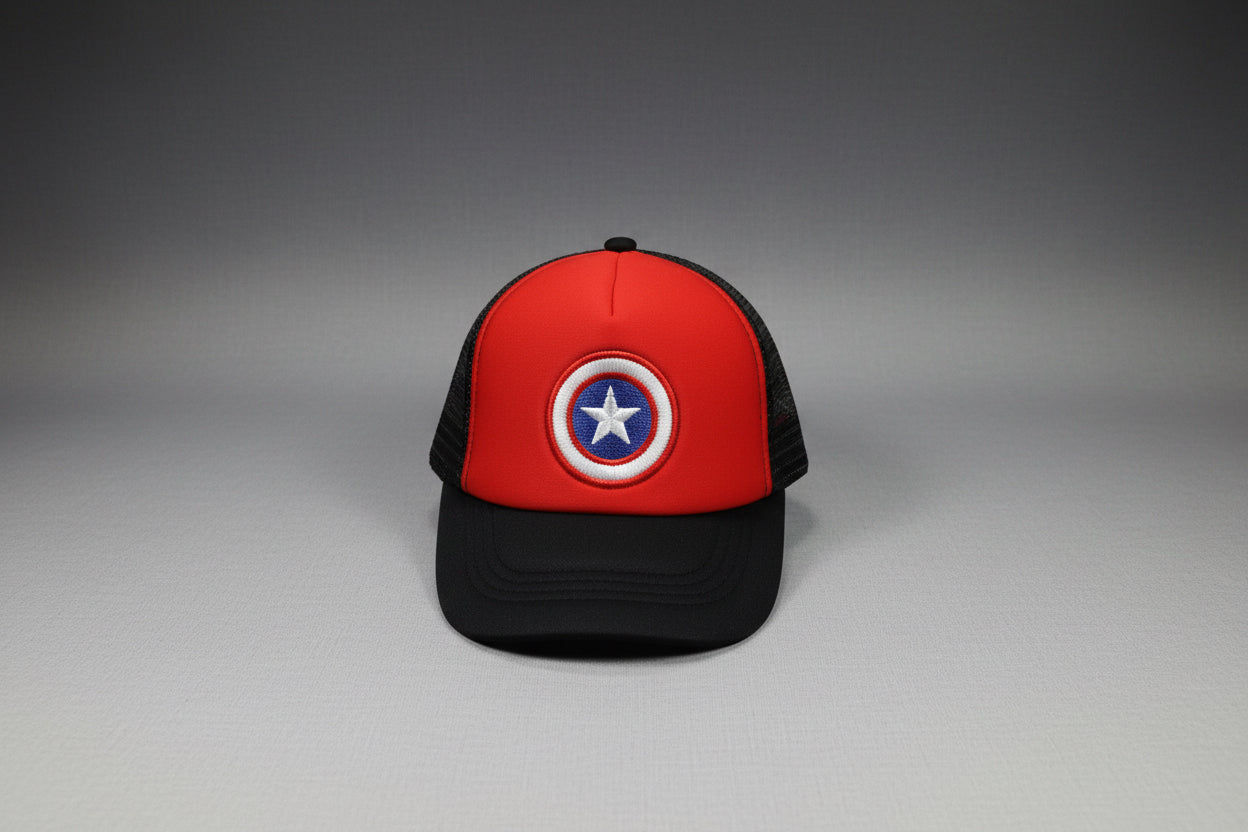Captain America face cap