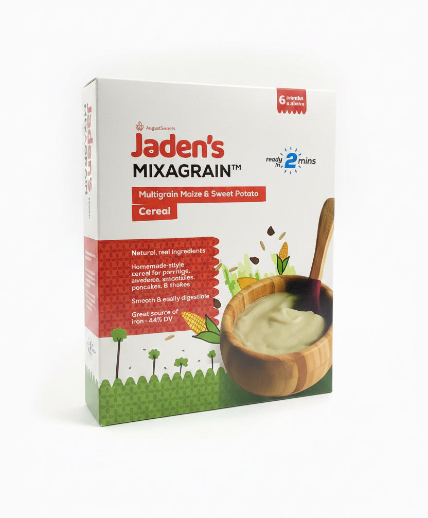 Jaden's Mixagrain Multigrain Maize & Sweet Potato Cereal 400g