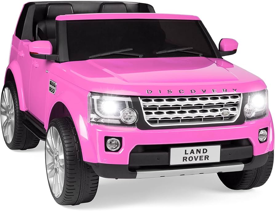 Pink Kids’ Range Rover Ride-On Car