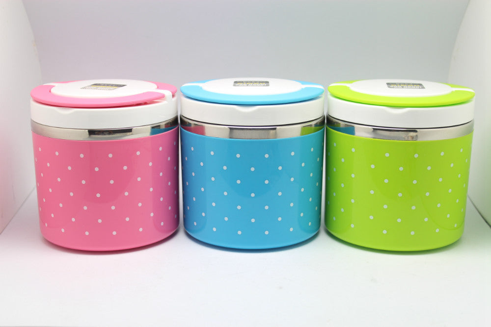 Tedemei Single Layer Stainless Steel Lunch Box 1L(No.6513)
