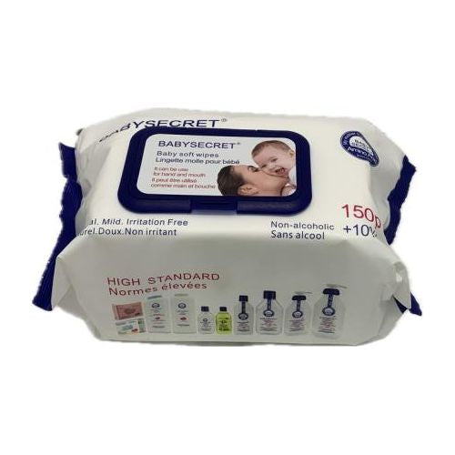 Baby Secret Baby Soft (Non-Alcoholic) 150p Wipes