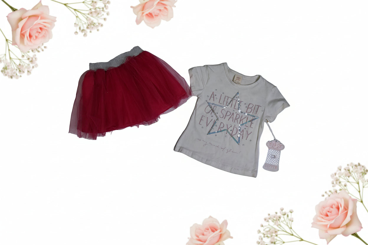 Bupper 2 piece Girls outfit