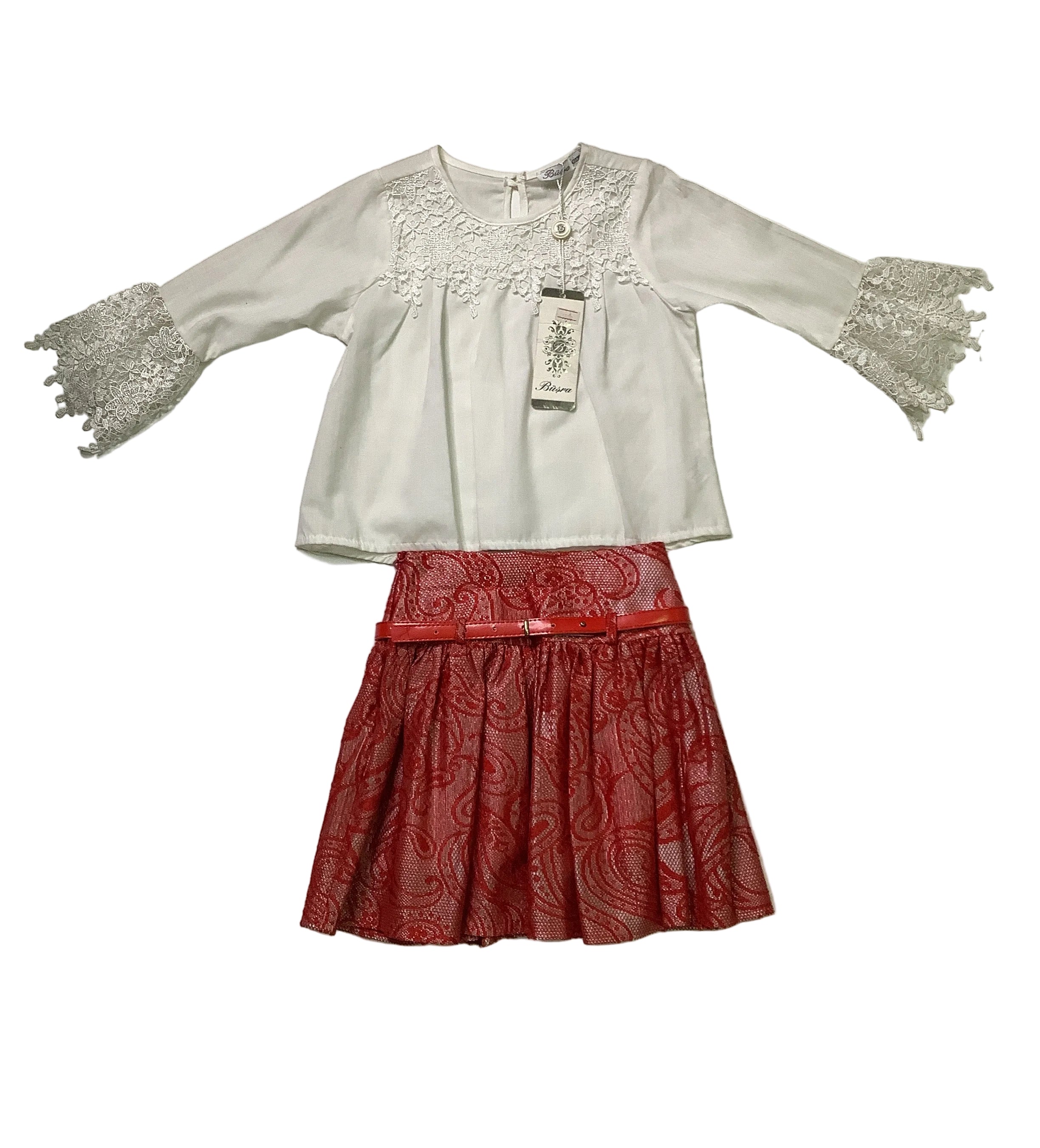 Busra Girls 2 Piece Set Skirt & Top