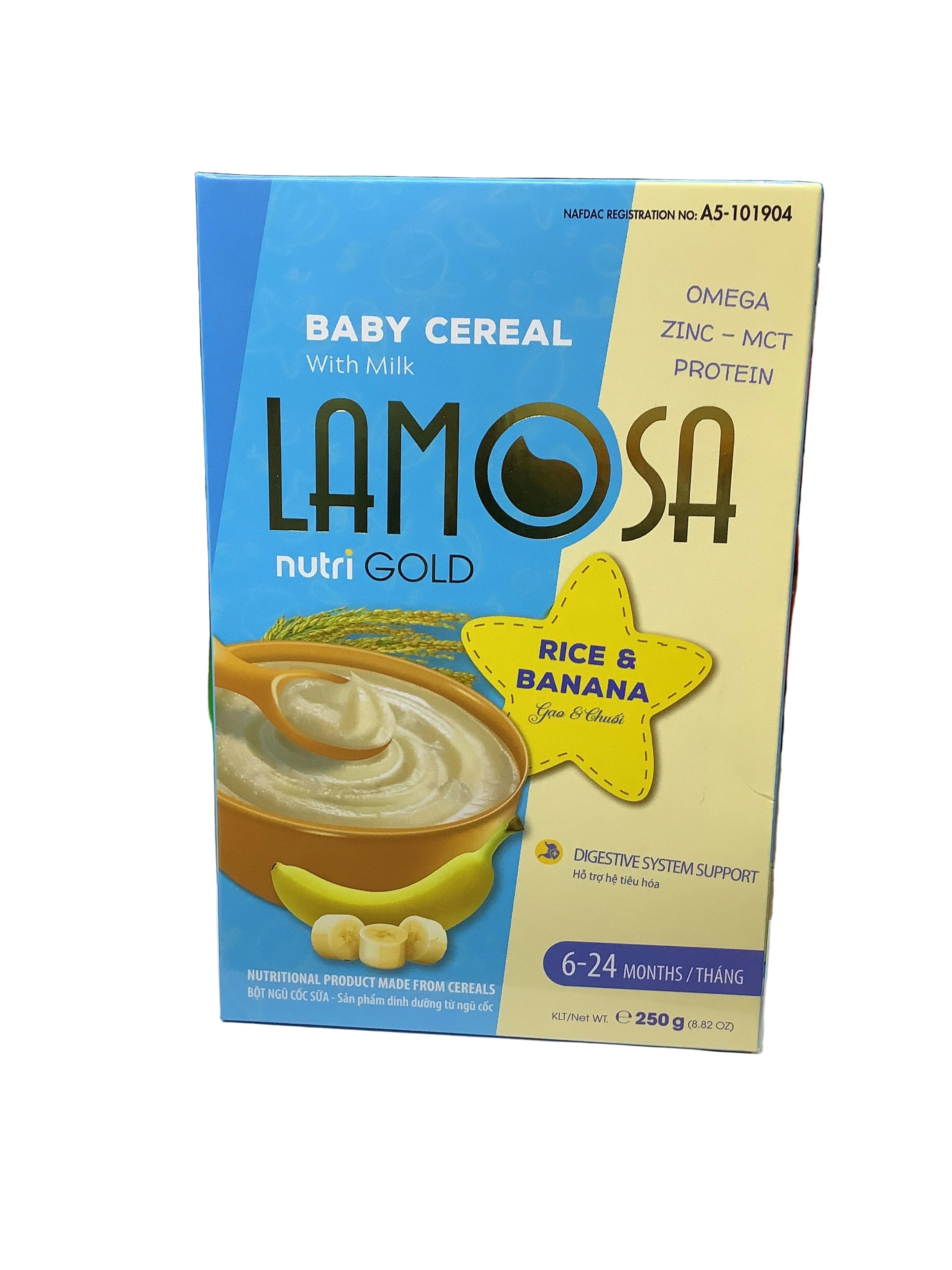 Lamosa Nutri Gold Rice & Banana 250g (6-24 Months)