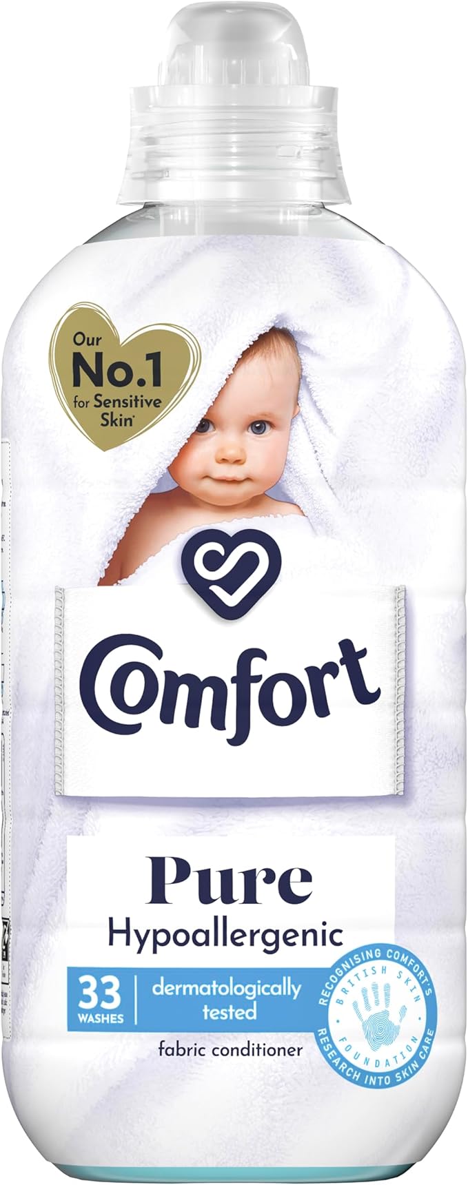 Comfort Pure Hypoallergenic (33 Washes)990ml