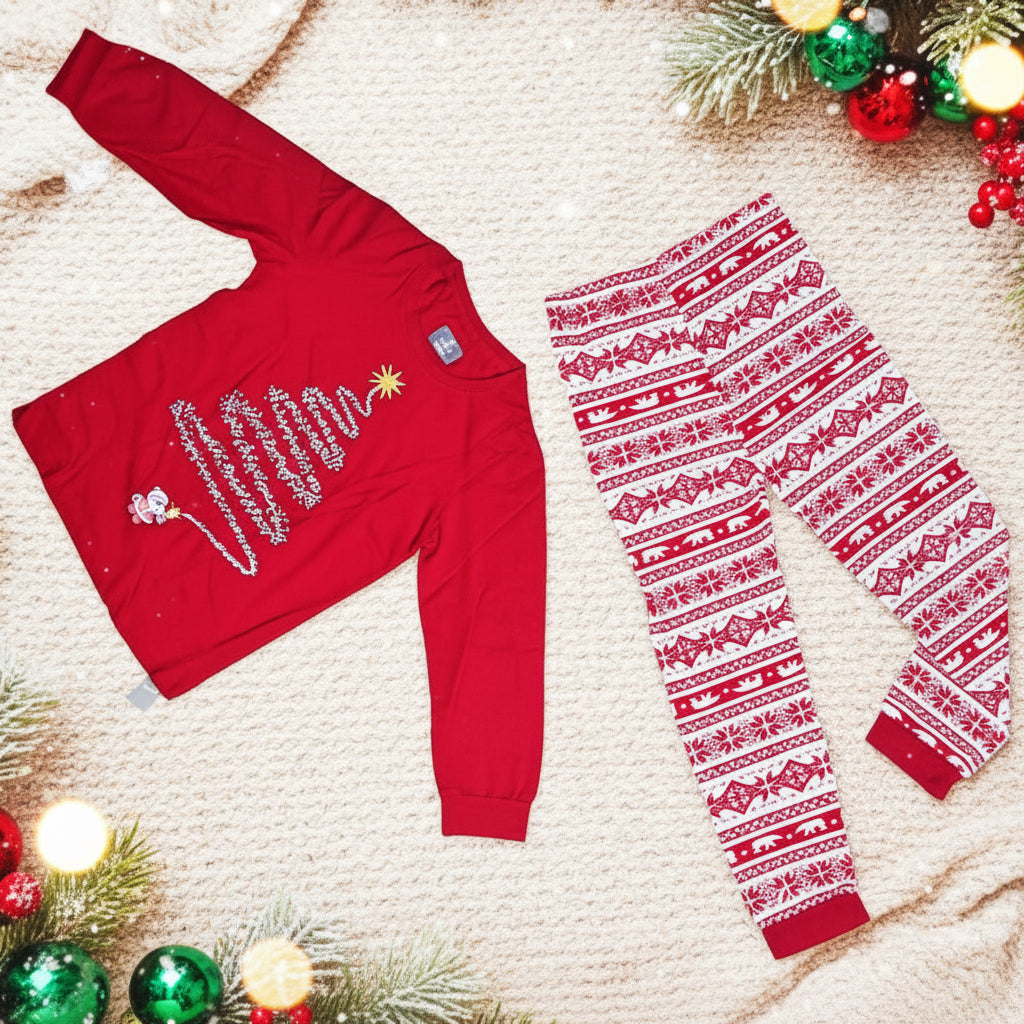 Caluby Christmas Pyjamas.