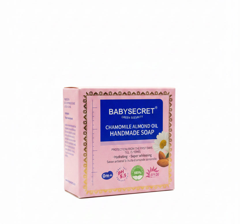 Baby Secret Green Security Chamomile Almond Oil Handmade Soap 0m+ (120g).