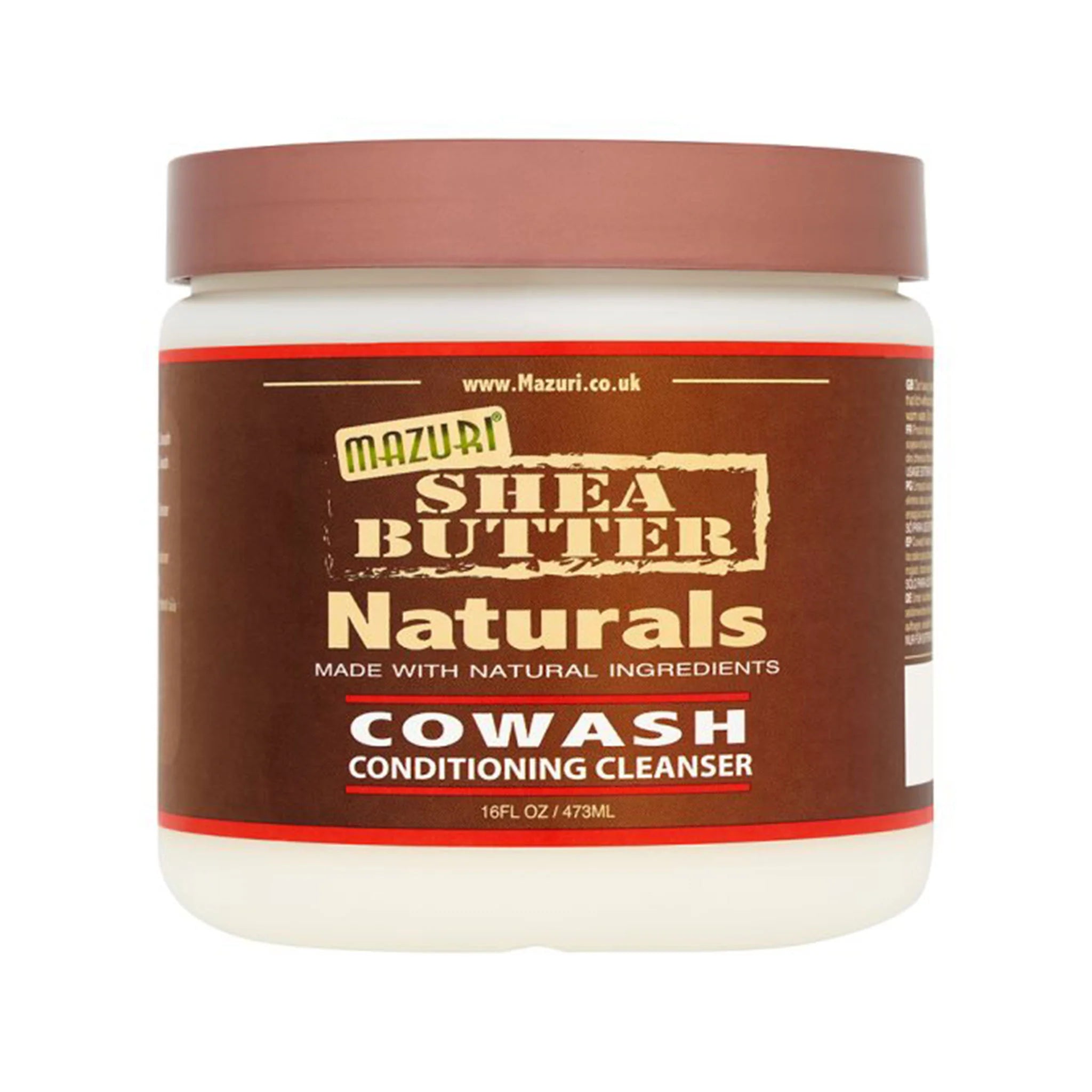 Mazuri Shea Butter Cowash Conditioning Cleanser 473ml.