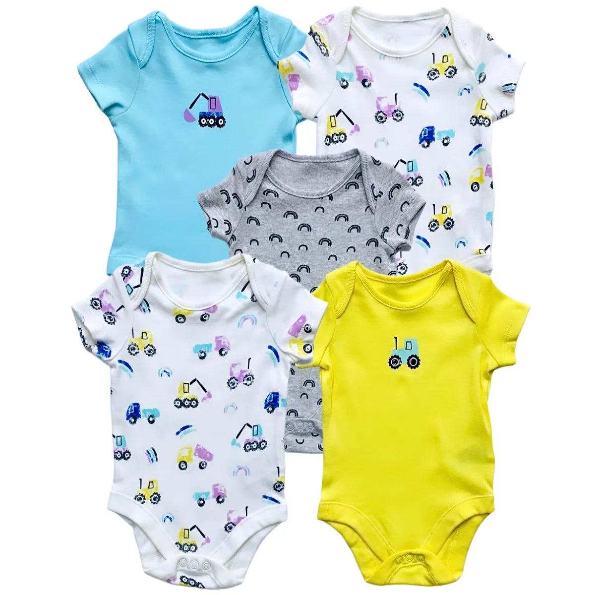 F&F 5in1 Baby BodySuits (New Born)