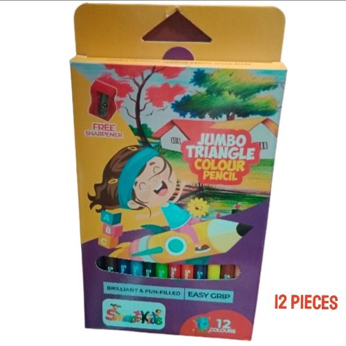 Smart kids jumbo triangle colour pencil