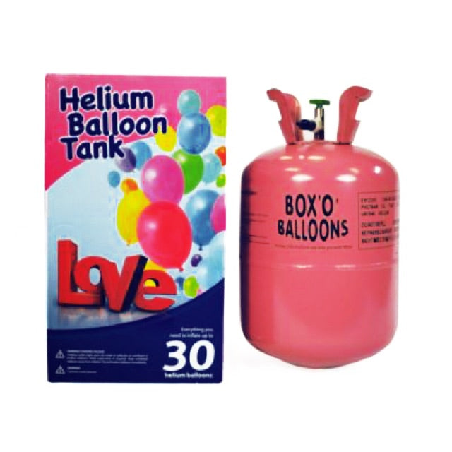 Helium Balloon Tank 30in1 Pack