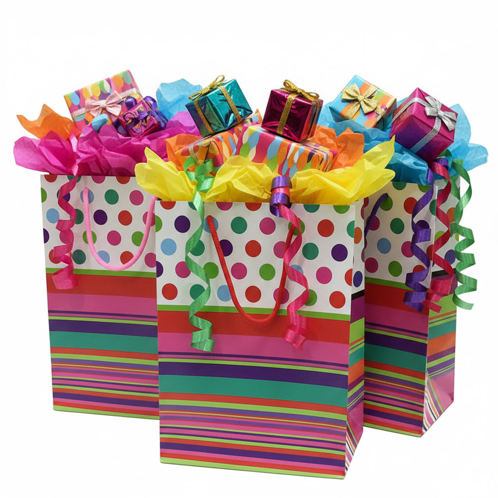 Colorful Dot Gift Bag