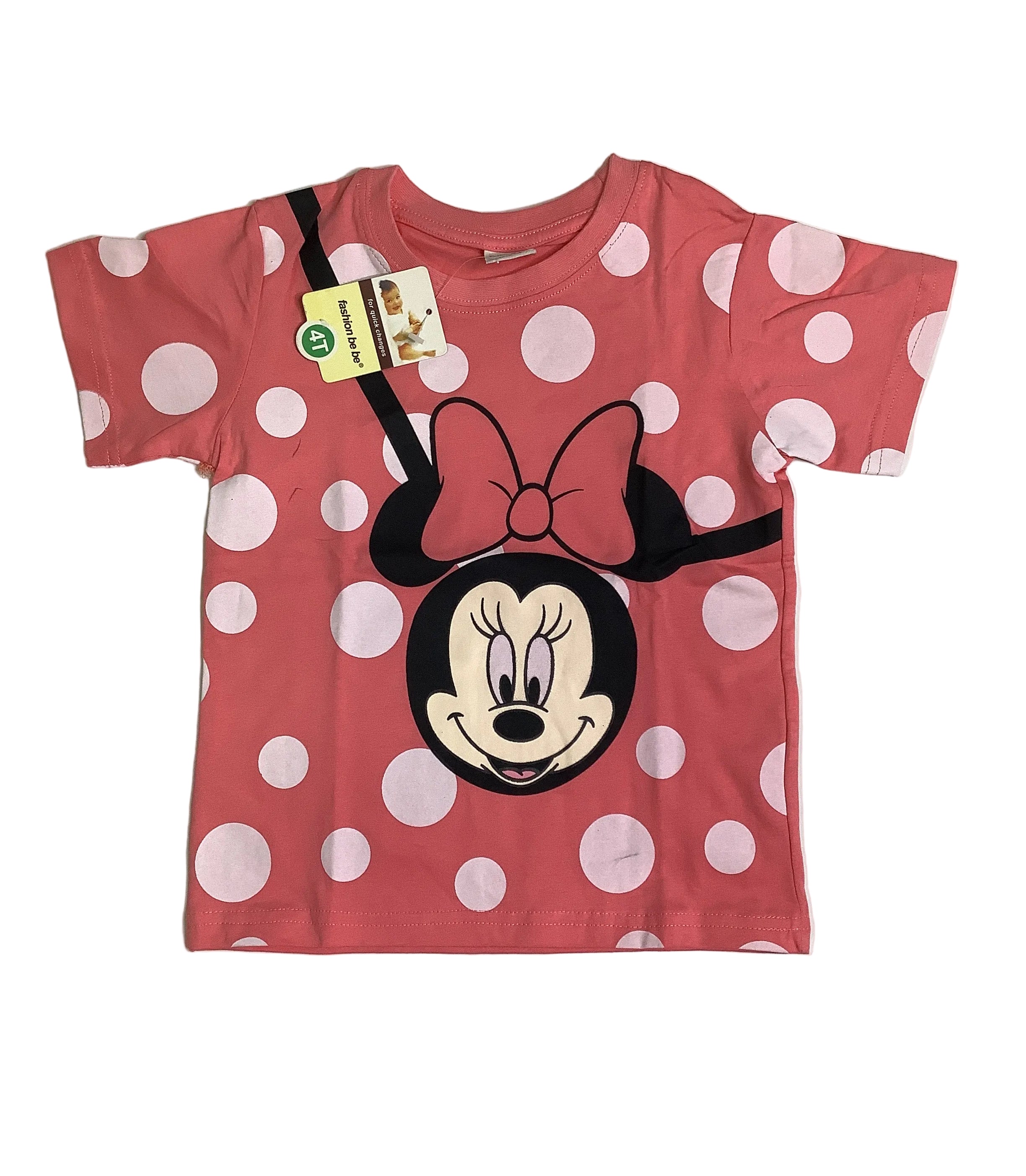 Fashion Bebe Mouse Character Girl Polo Shirt.