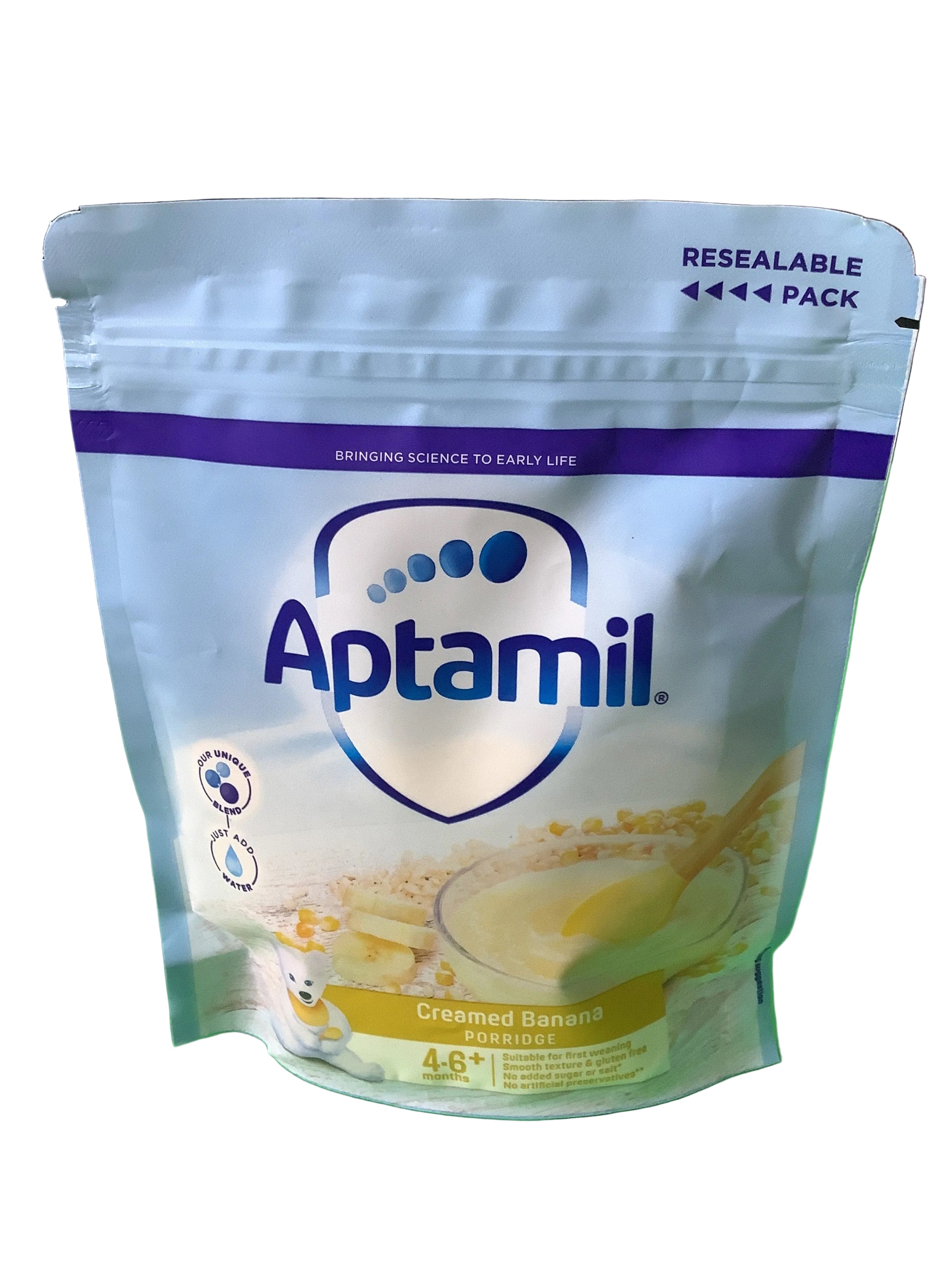 Aptamil Creamed Banana Porridge Cereal(125g) 4-6months