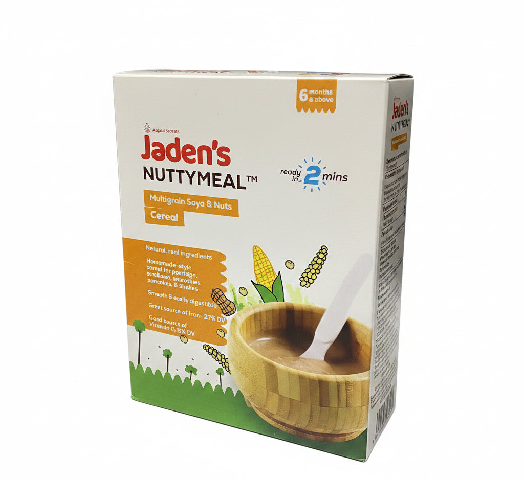 Jaden's NuttyMeal Multigrain Soya & Nuts Baby Cereal(400g)