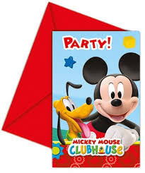 Disney Party Invitation Card