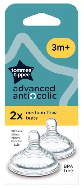Tommee Tippee Advanced Anti-Colic 2x Fast Flow Teats (3m+)