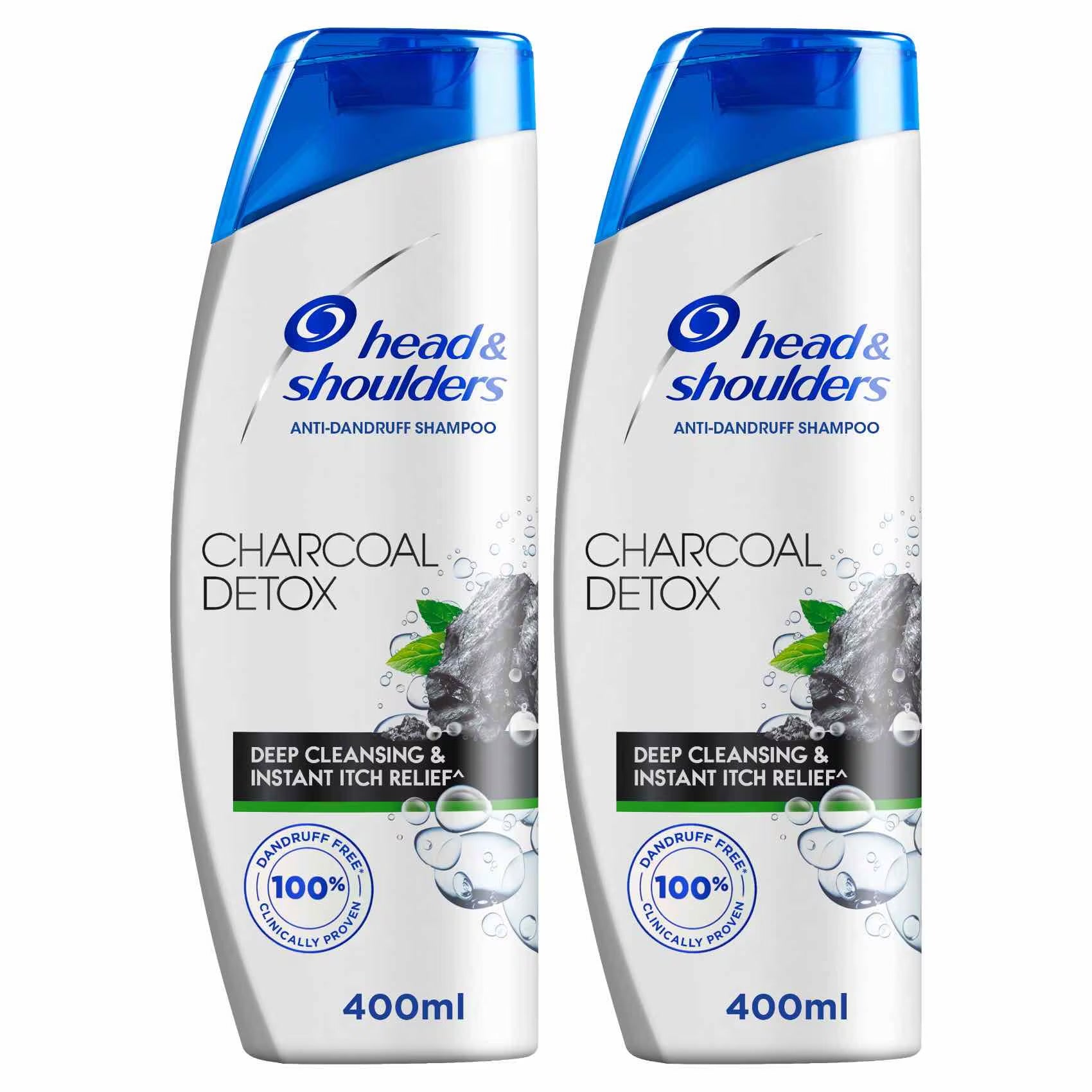 Head & Shoulders Anti-Dandruff Shampoo (Charcoal Detox) 400ml.