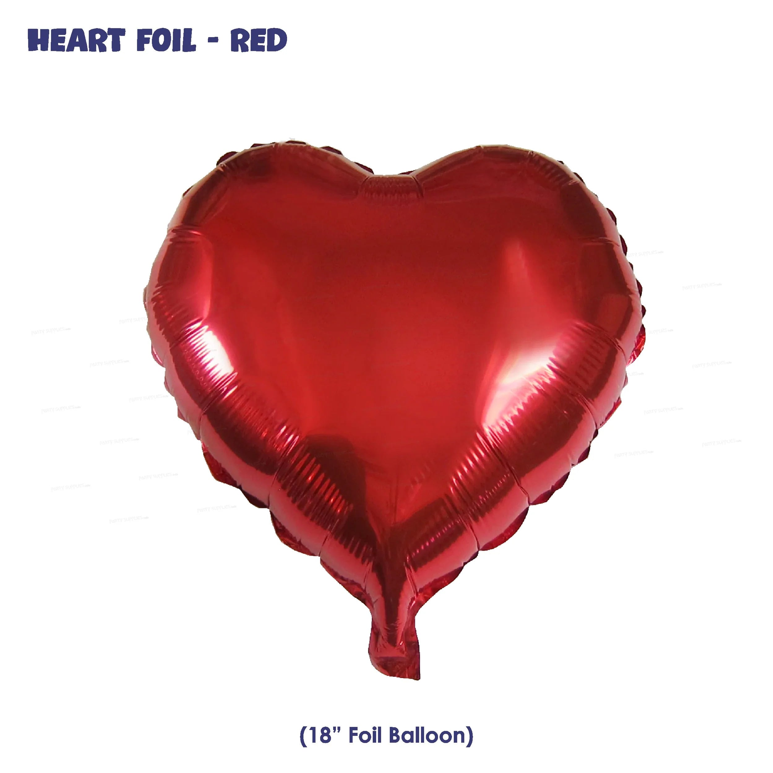 Heart shape foil balloon