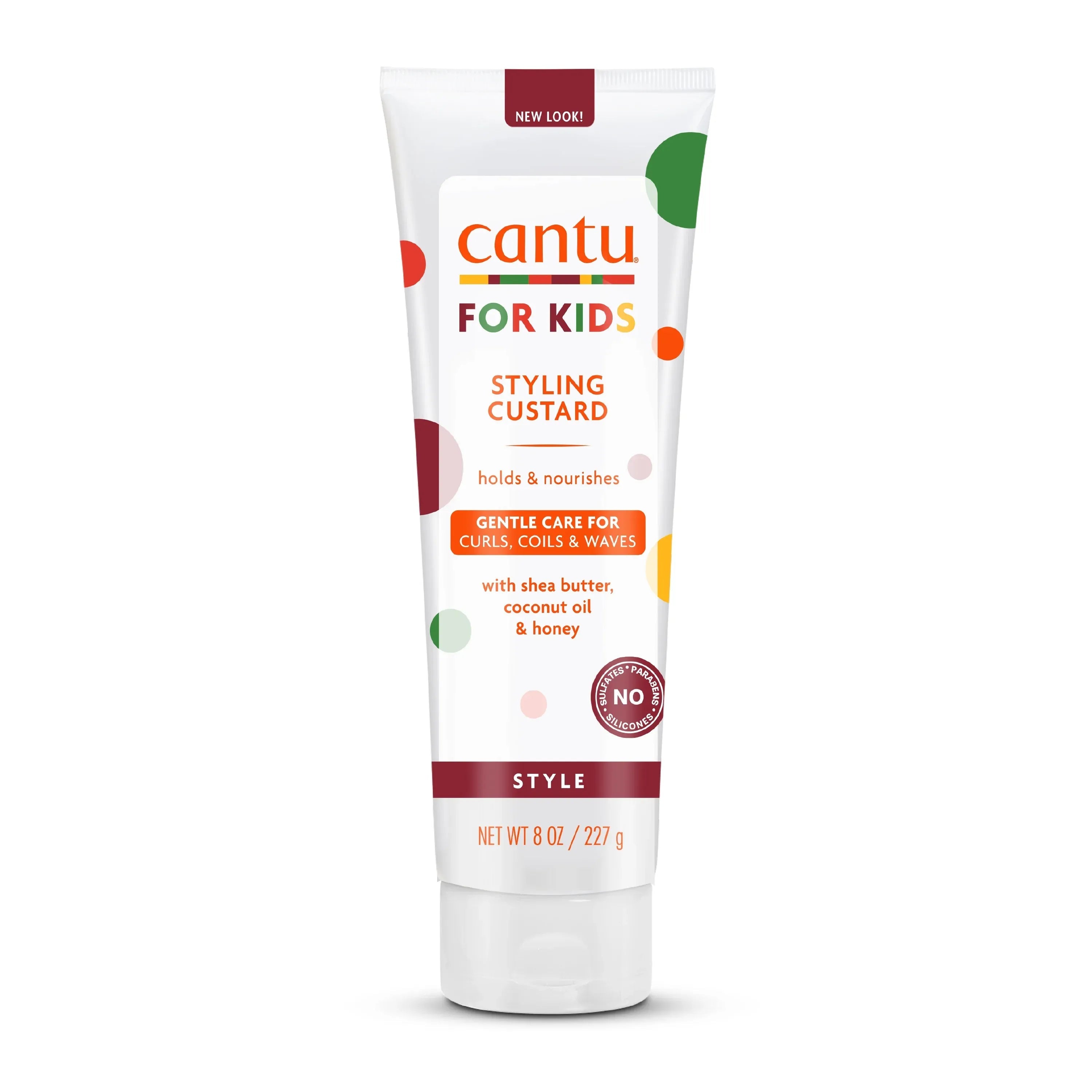Cantu For Kids Styling Custard Gentle Care For Curls, Coils & Waves 227g.