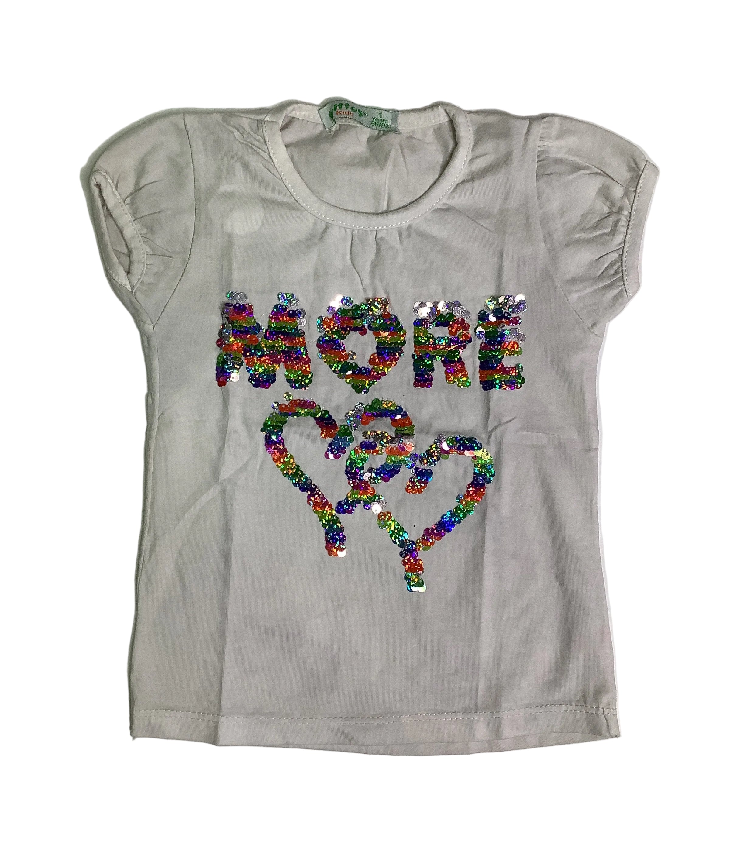 Biftos Kids More Love Girl Top