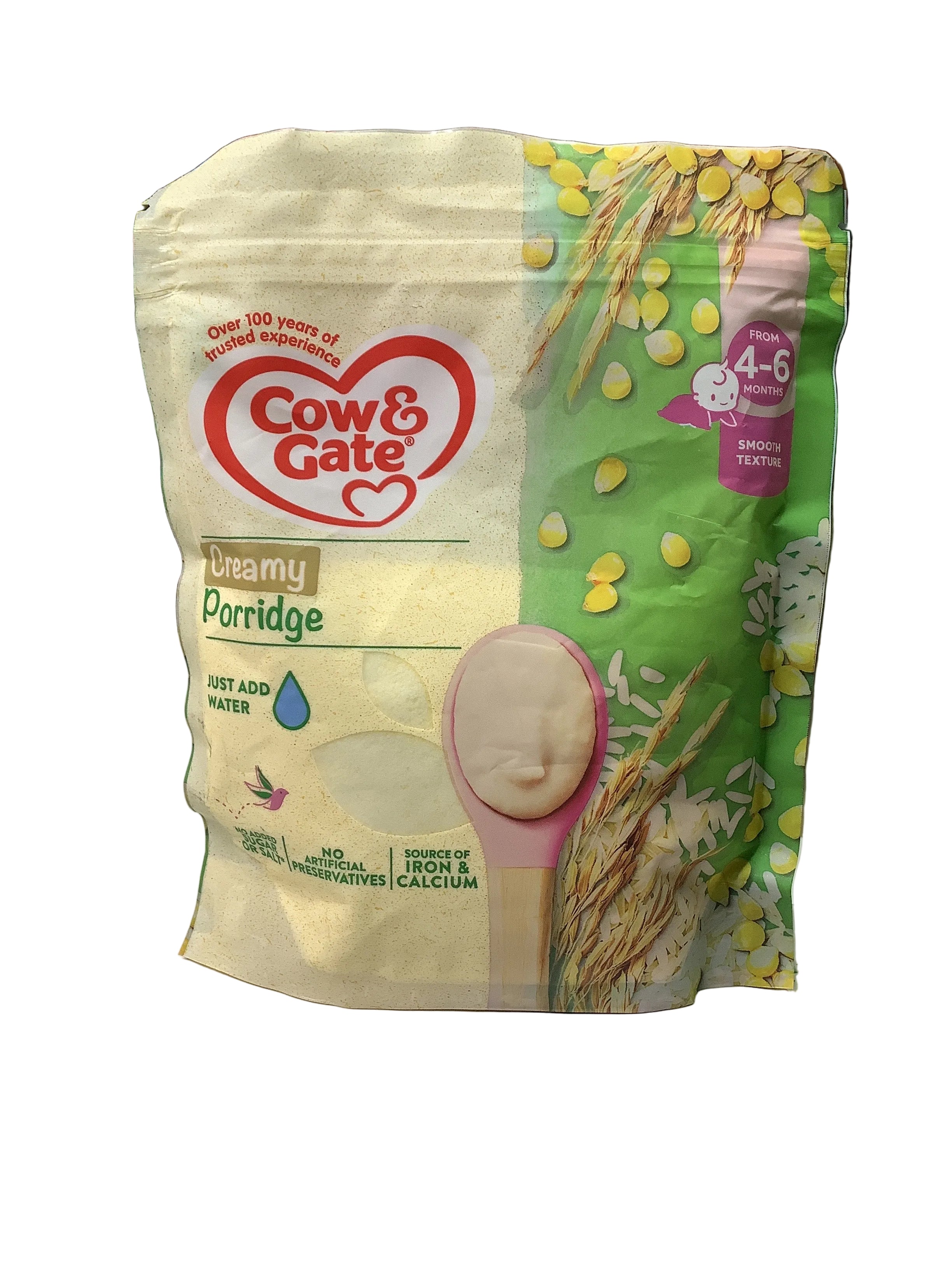 Cow & Gate Creamy Porridge Baby Cereal 125g (4-6Months)