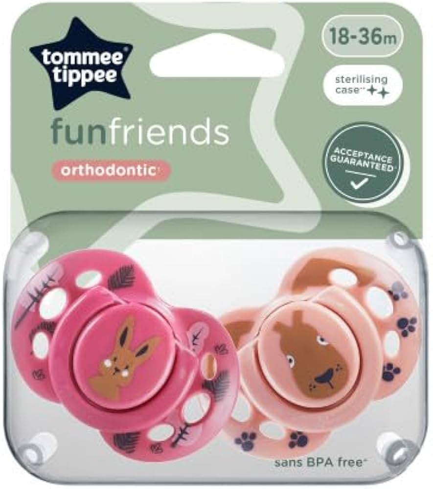 Tommee Tippee Fun Friends Orthodontic Pacificer (18-36m)