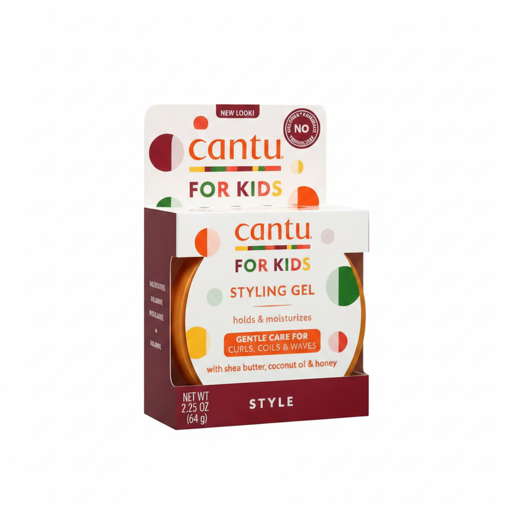 Cantu For Kids Styling Gel (Gentle Care For Curls, Coils & Waves).64G