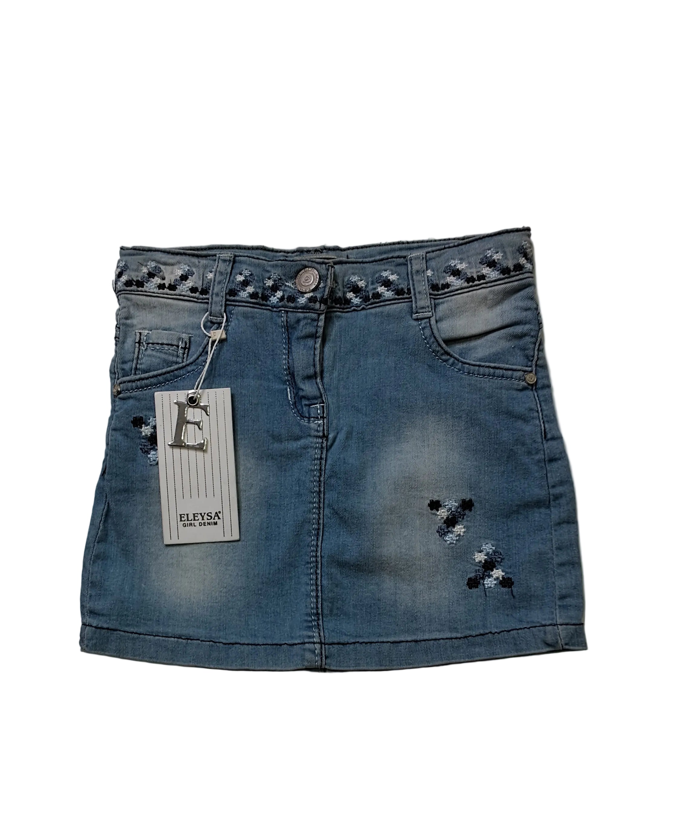 Eleysa Girl Denim Short Skirt.