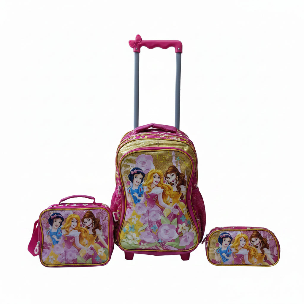 Miracle Disney Princess 3in1 Trolley Back To School Bag.