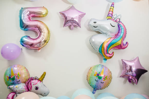 Unicorn Colorful Balloons