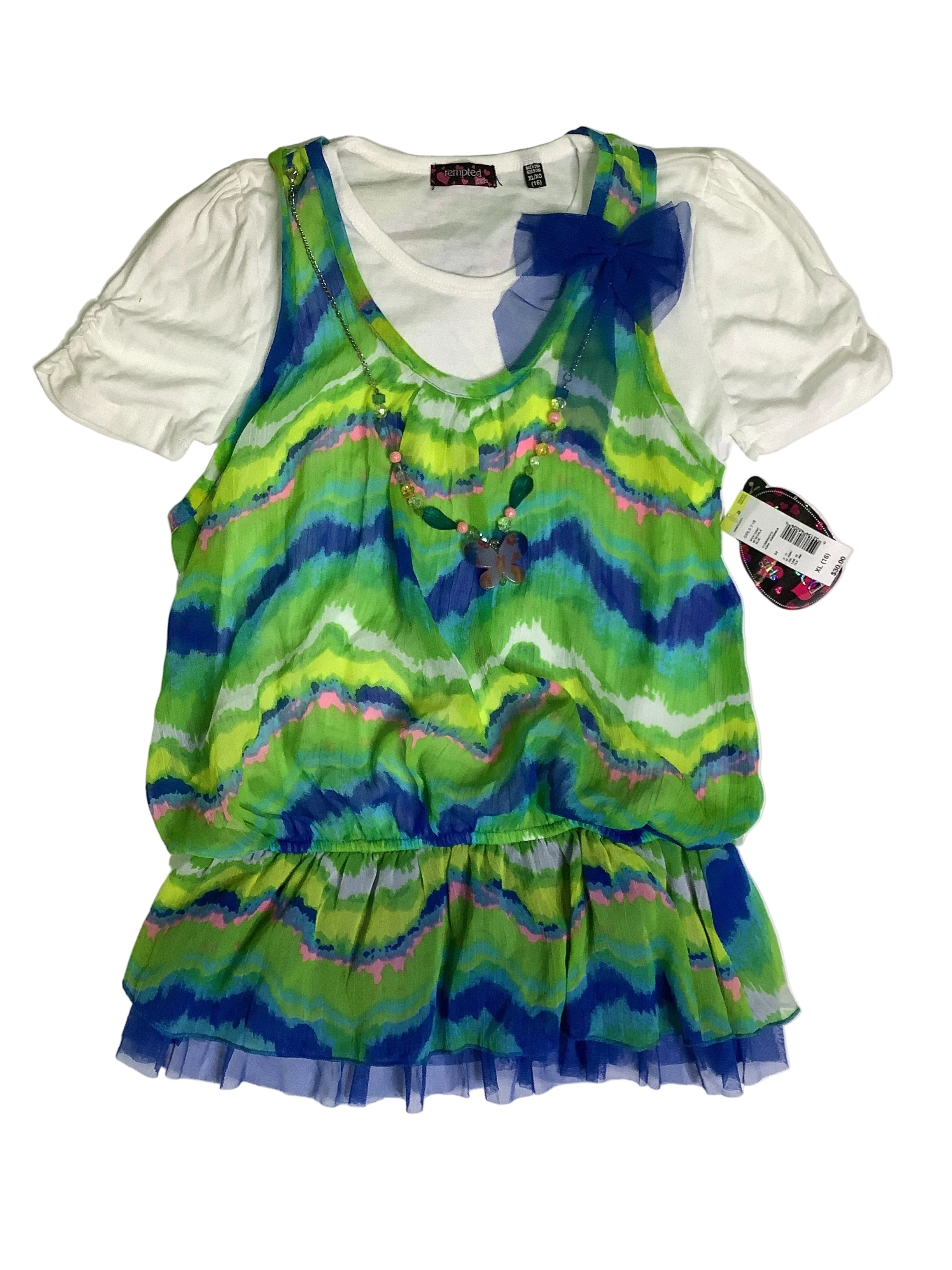 Sears Tempted Girls 2fer Tunic with Neck