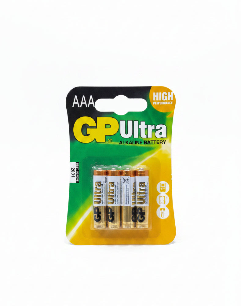 AAA GP Ultra Alkaline Battery.