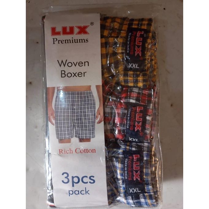 Lux Premiums Woven Boxer 3in1