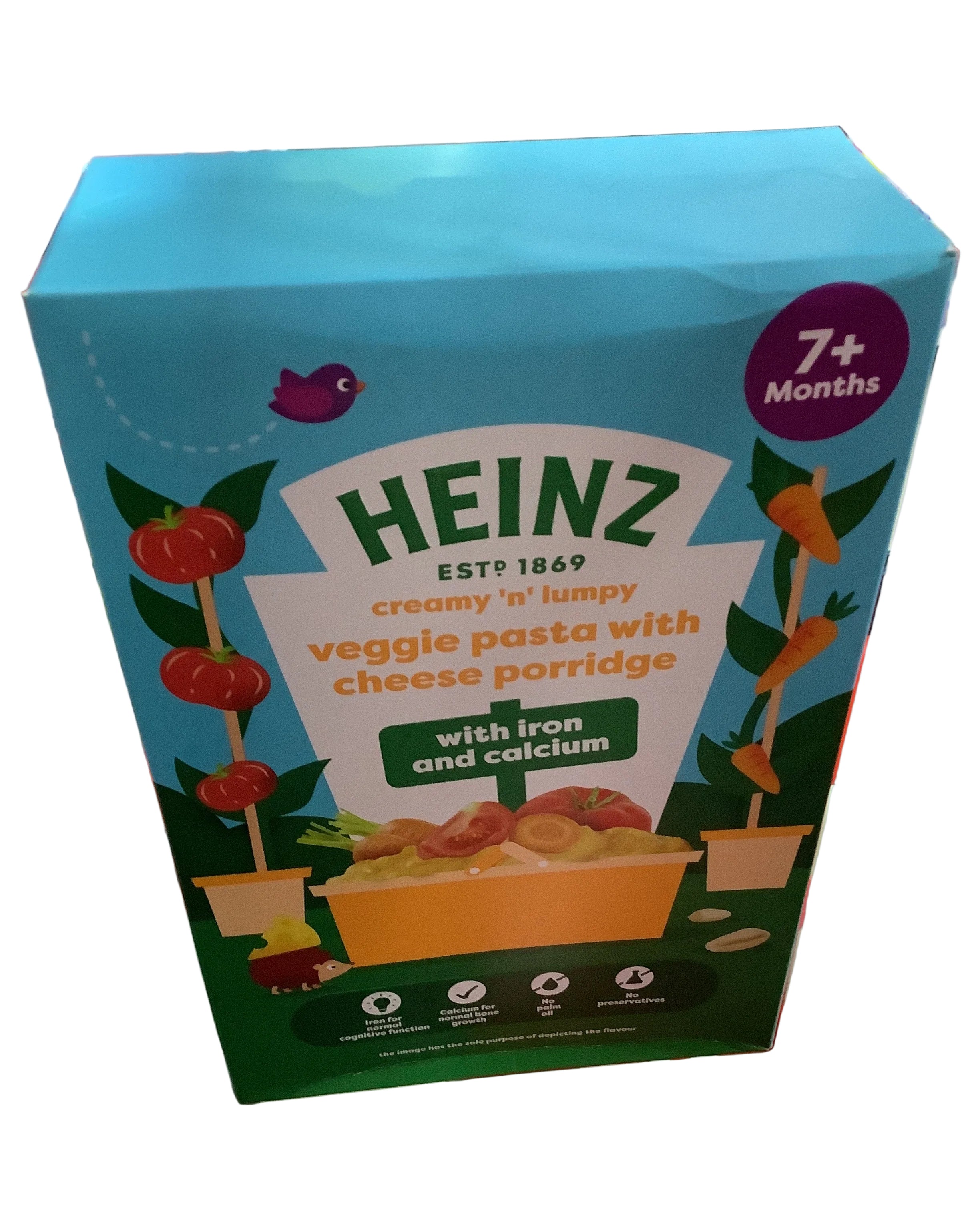 Heinz Veggie Pasta With Cheese Porridge Cereal 200g(7Months+)