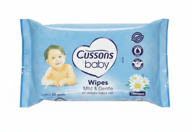Cussons Baby Mild & Gentle Wipes (Chamomile)