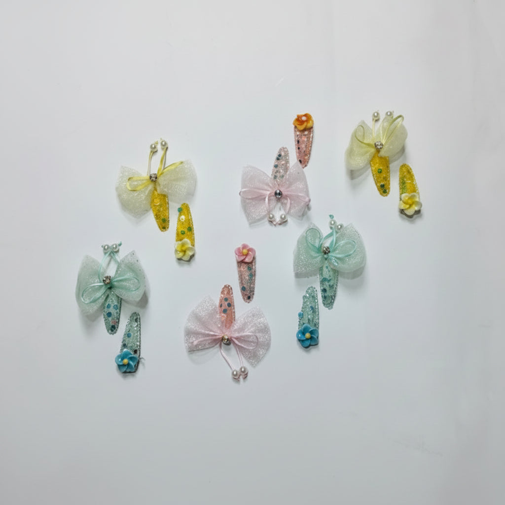 Flower Colorful Girl's Hair Pin (Accessory)