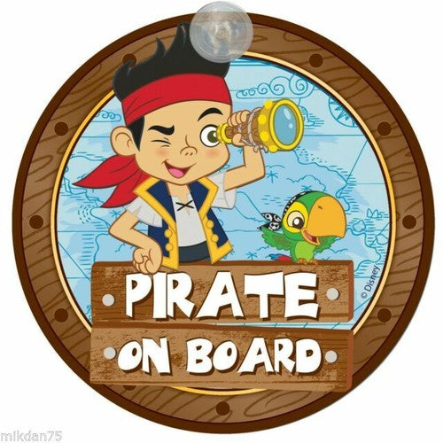 Disney Baby Pirate On Board Sign