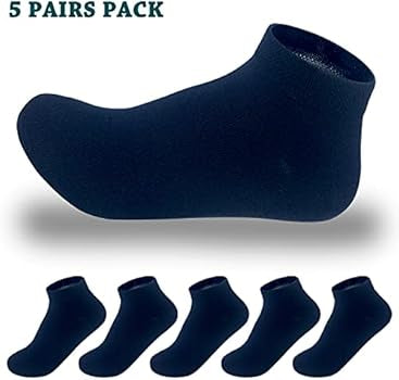 Outdoor Back to School Girls Cotton Trainer Socks 5 pairs