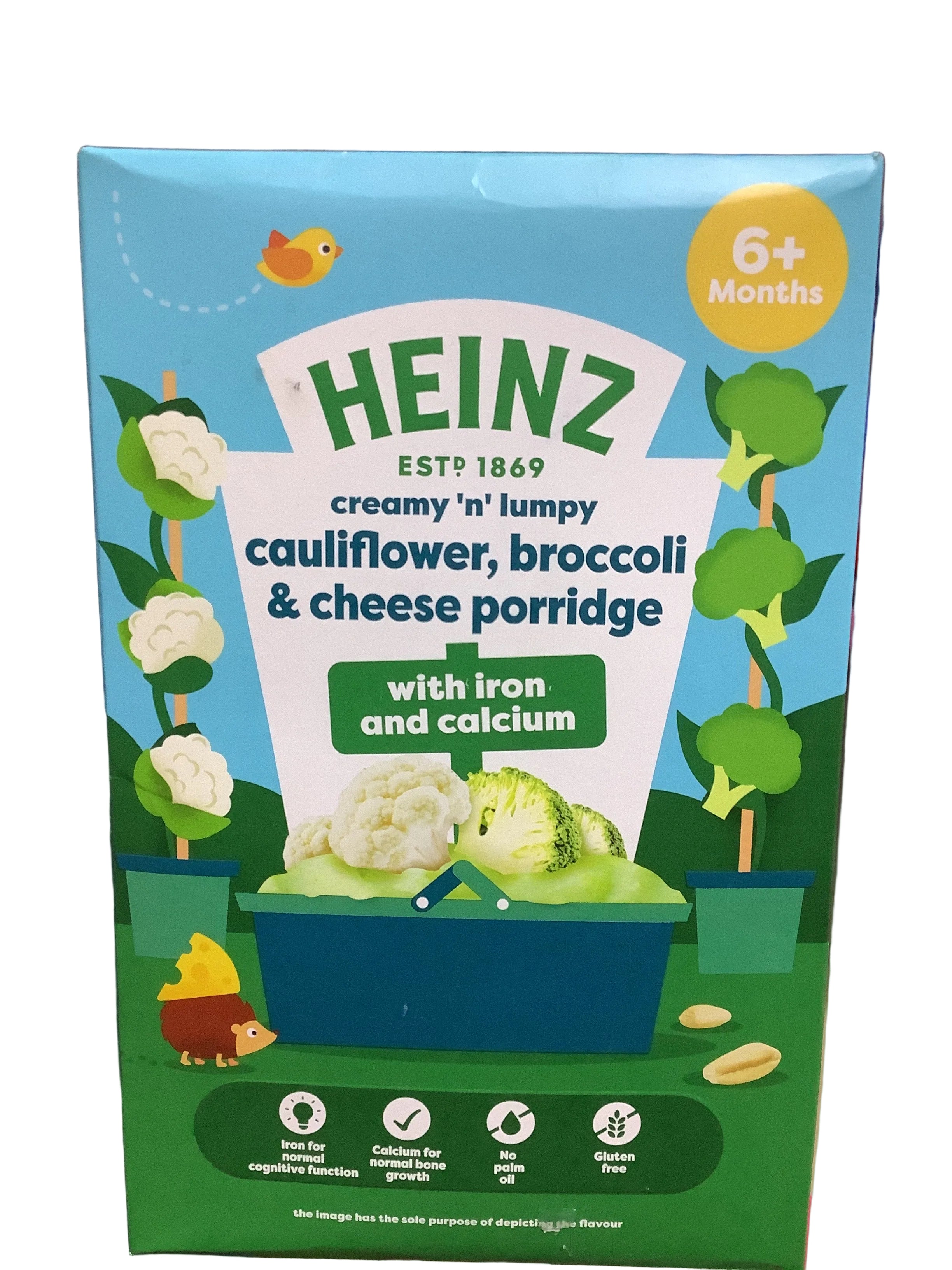 Heinz Cauliflower, Broccoli & Cheese Porridge Yoghurt (6+months) 125g