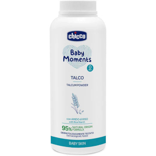 Chicco Baby Moments Talcum Powder (150g).