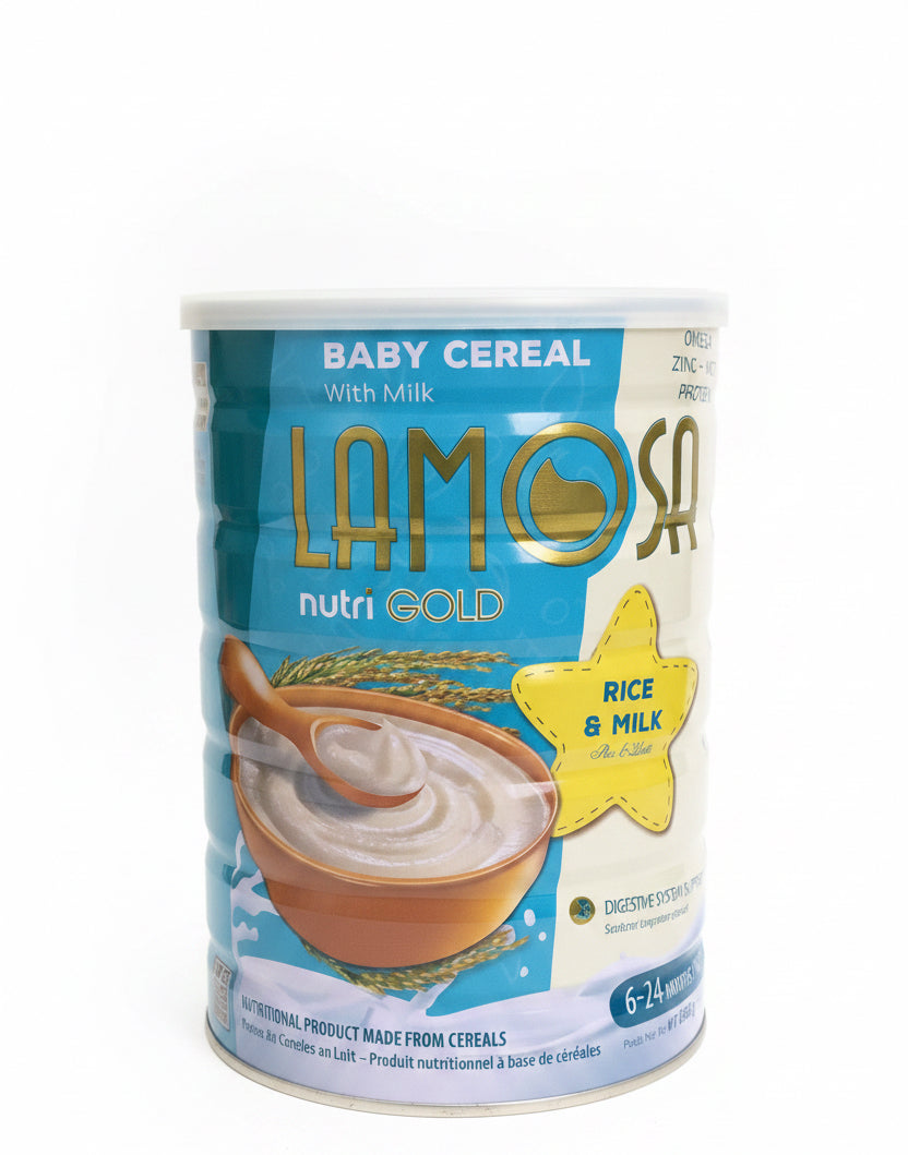 Lamosa Nutri Gold Rice & Milk 850g(6-24months)