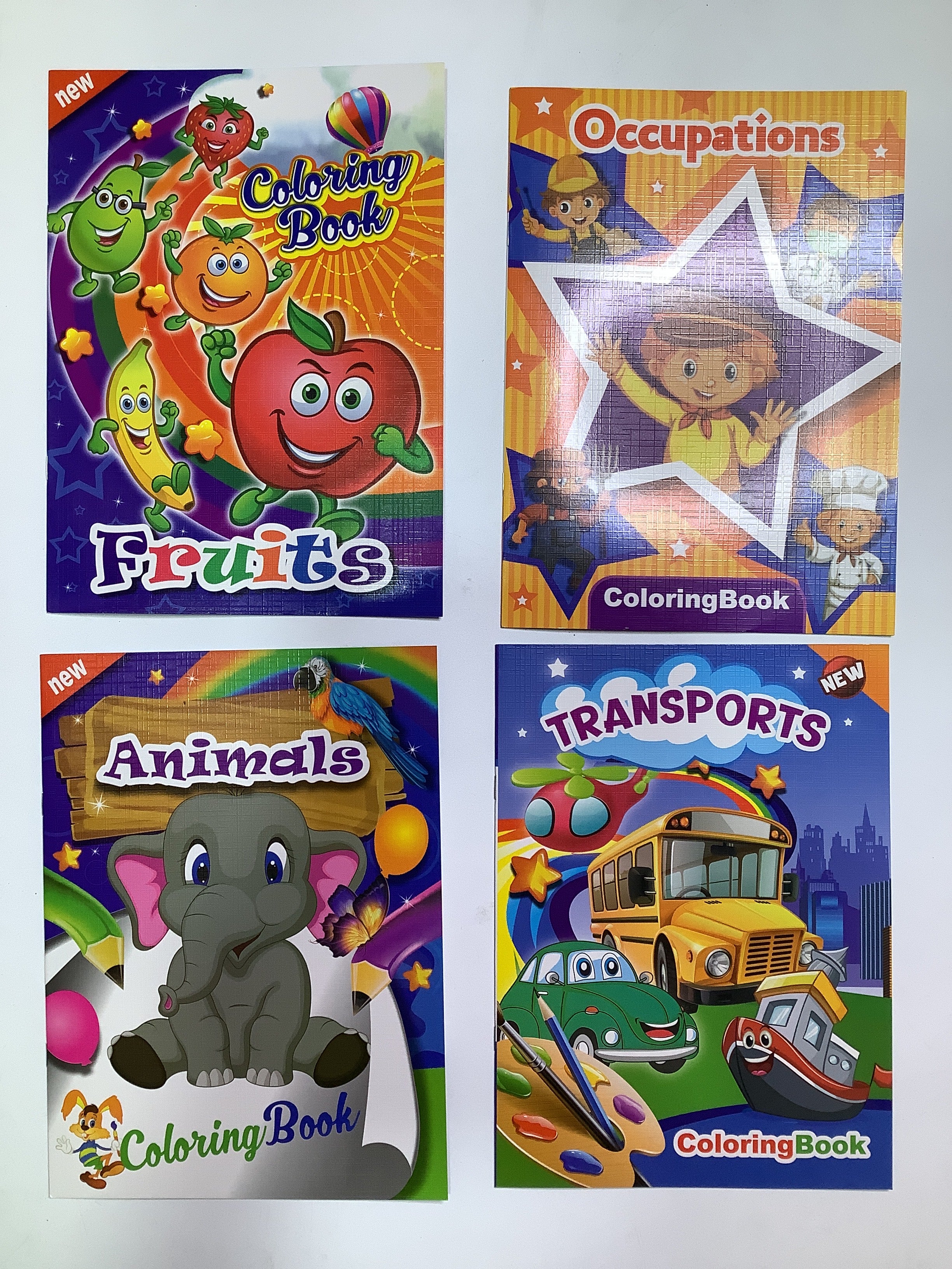 Transport Colouring Book.