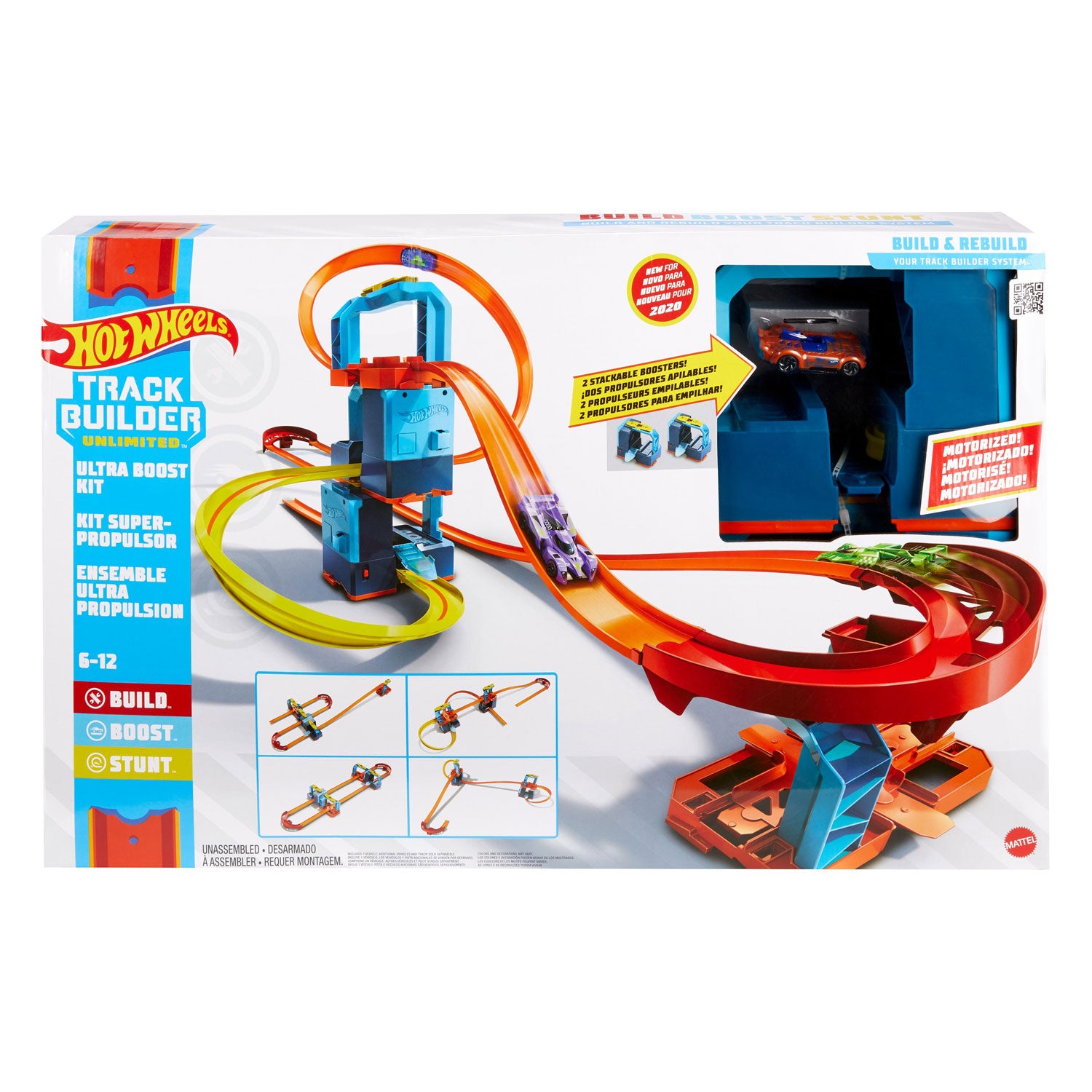Build Boost Stunt Track Builder System for Kids Toy (Ages 6–12 Years)