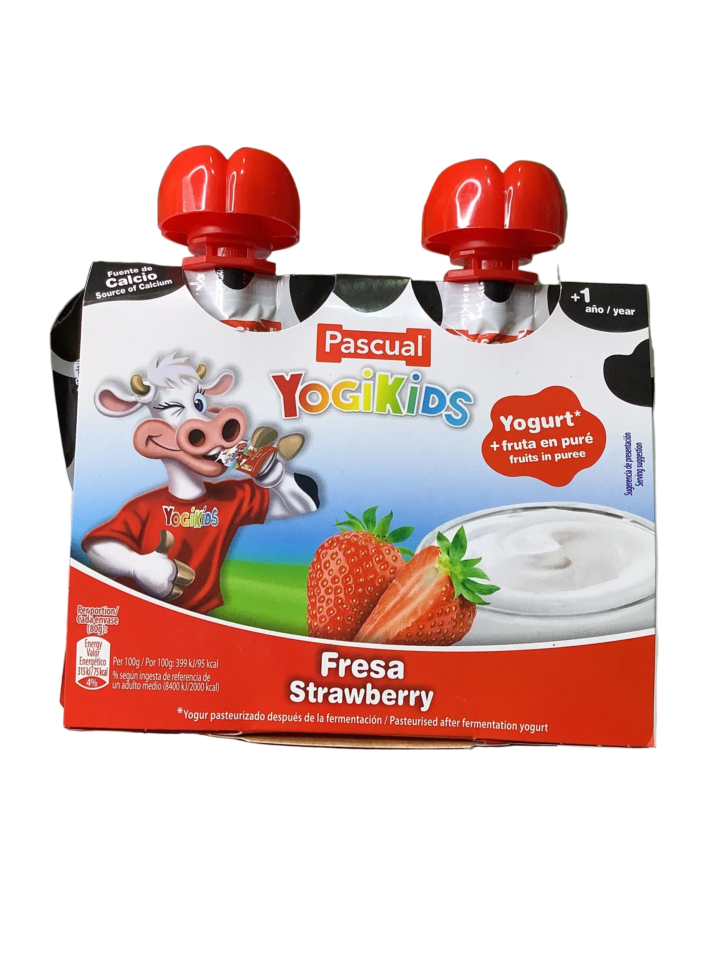 Pasaul Yogikids Strawberry Yoghurt (2in1) 160g