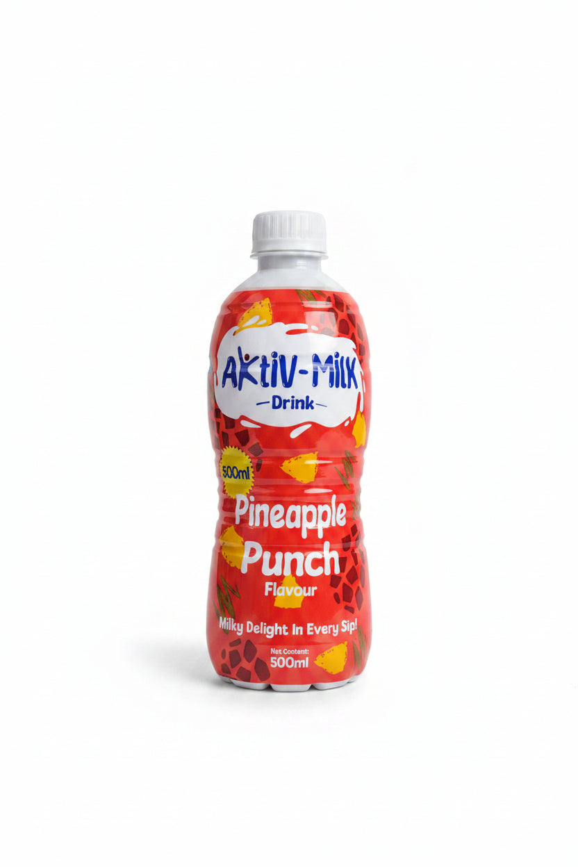 Active-Milk Pineapple Punch Flavour Drink 500ml.