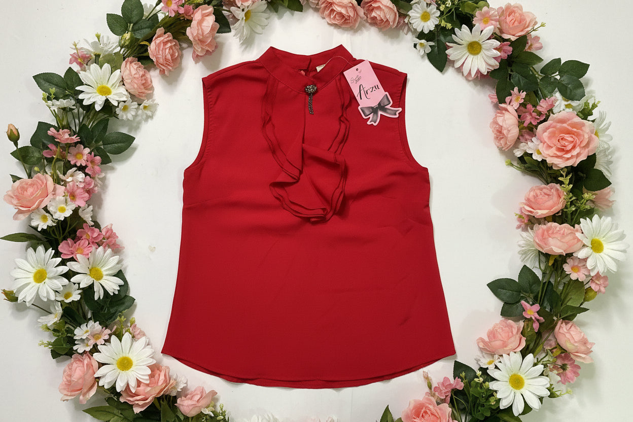 Arzu Girls Sleeveless Top
